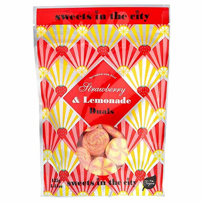 Sweets In The City - Strawberry And Lemonade Duals - Share Bag, 125g