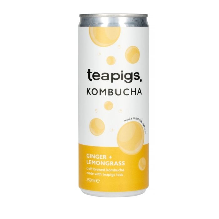 Teapigs - Kombucha, 250ml - Ginger & Lemongrass  - Front