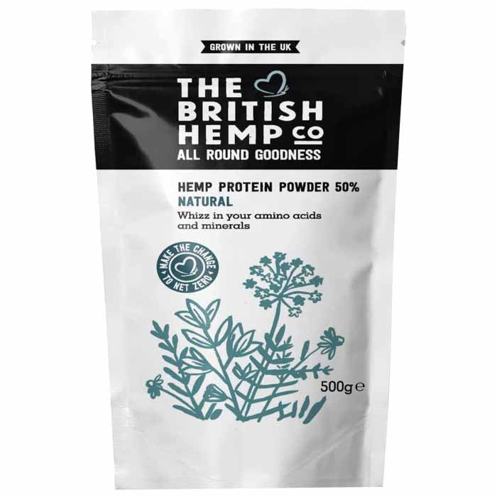 The British Hemp Company - Hemp Protein Powder (52%), 500g