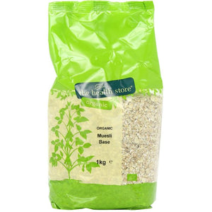 The Health Store - Organic Muesli Base, 1kg | Multiple Sizes