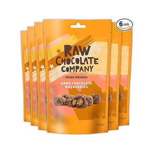 Raw Chocolate Company - Organic Raw Chocolate Ginger, 125g | Pack of 6