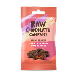 Raw Chocolate Company - Organic Raw Chocolate Goji Berries, 28g | Multiple Sizes