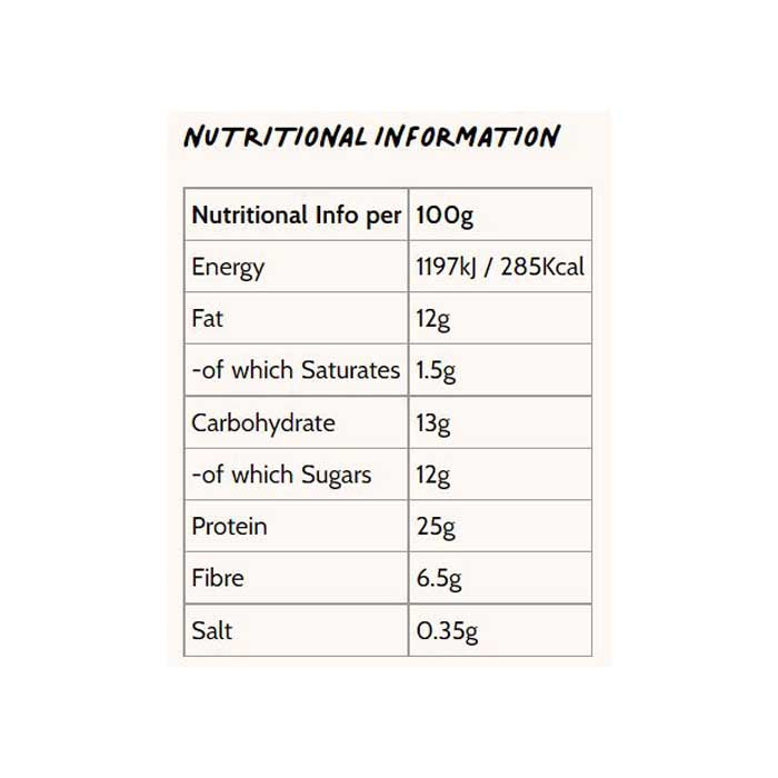 Tiba Tempeh - Organic Sweet Chilli Tempeh Pieces, 200g - back