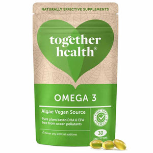 Together Health - Algae Omega 3 Food Supplement, 30 Capsules