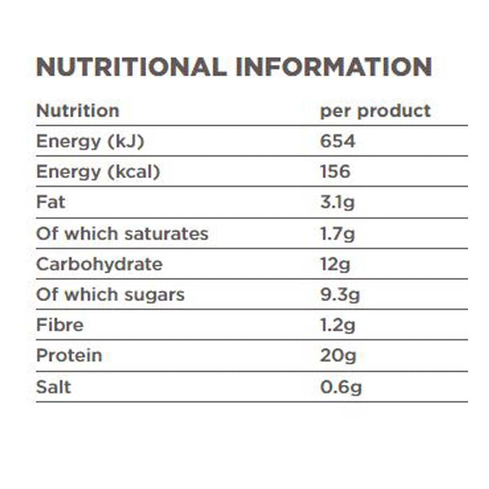 Tribe - Protein Shake Sachet - Vanilla + Cinnamon, 12x38g - back