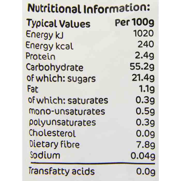 Tropical - Wholefoods Sun Dried Fruit - Apricot, 125g - back