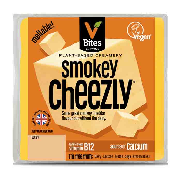 VBites - Cheezly Block, 180g | Multiple Options - PlantX UK