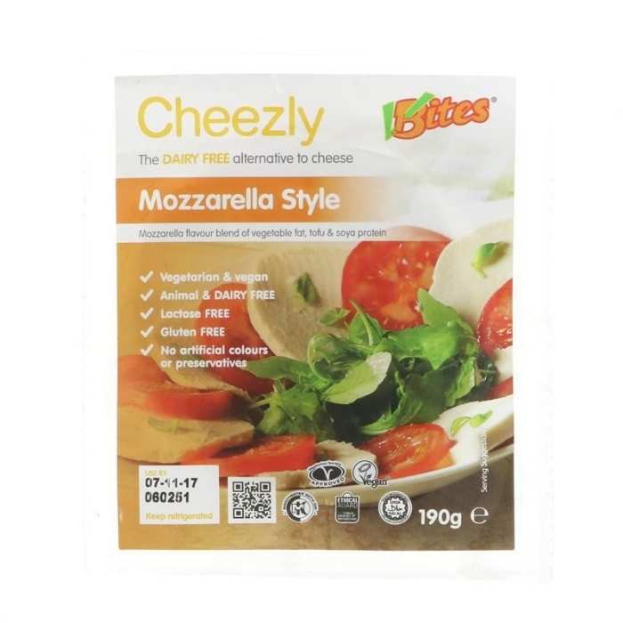 VBites - Cheezly Mozzarella Style, 190g - front