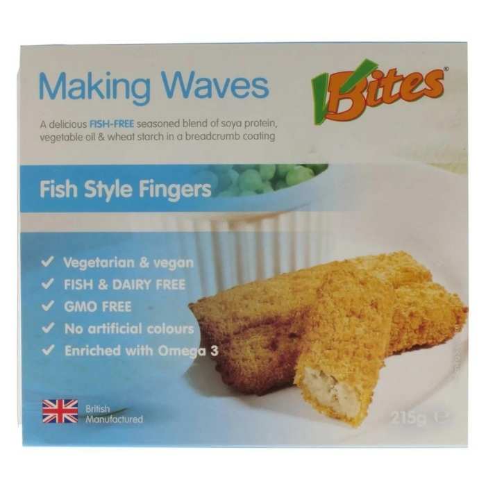 VBites - Fish Style Fingers, 215g - FRONT