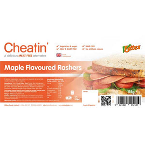 VBites - Plant-Based Maple Bacon Rashers, 115g