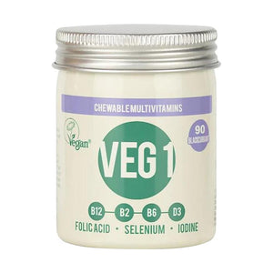 Veg1 - Multivitamin Chewable Tablets - Blackcurrant Flavour | Multiple Sizes