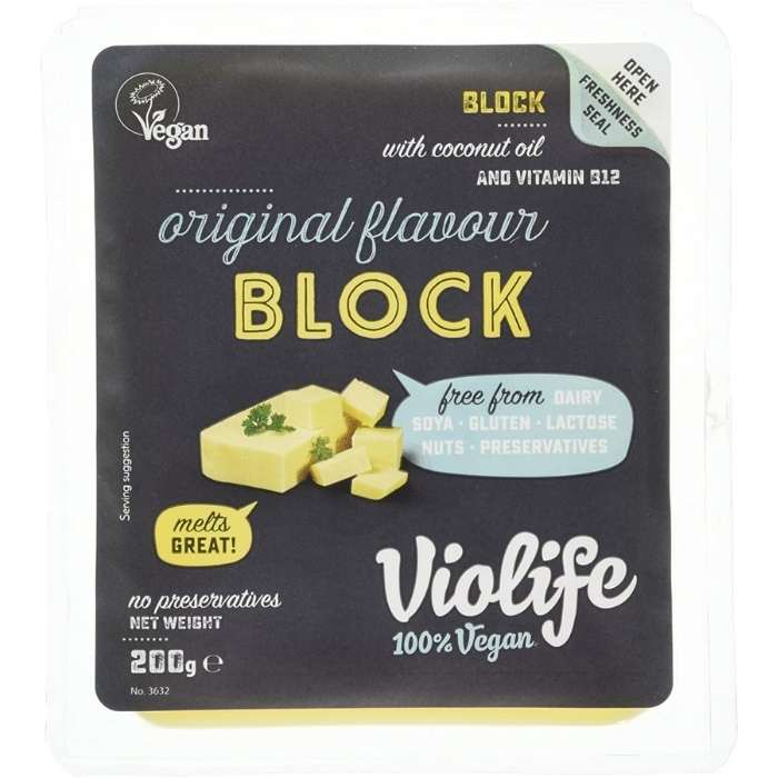 Violife - Original Flavour Block, 200g - front