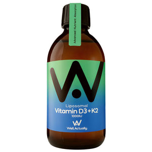 Well. Actually. - Liposomal Liquid Vitamin D3 + K2, 300ml | Multiple Strengths & Flavours