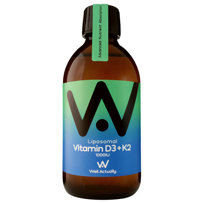 Well. Actually. - Liposomal Liquid Vitamin D3 + K2 Citrus Flavours, 300ml  Citrus Flavour