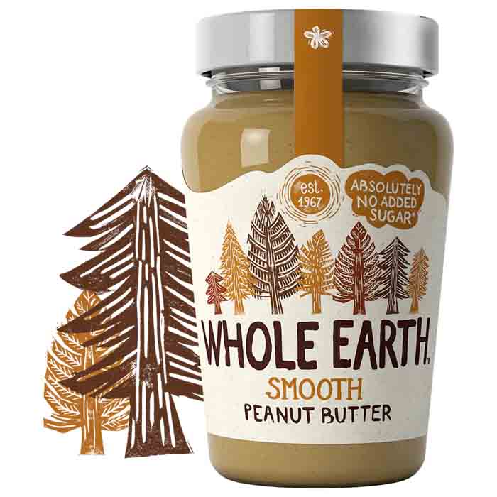 Whole Earth - Peanut Butter Original Smooth, 340g