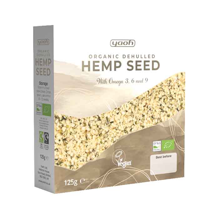 Yaoh Hemp - Dehulled Hemp Seed, 125g