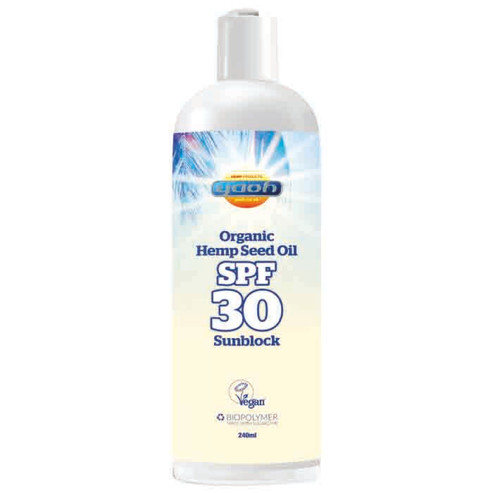 Yaoh Hemp - Hemp Sunblock Factor 30, 240ml