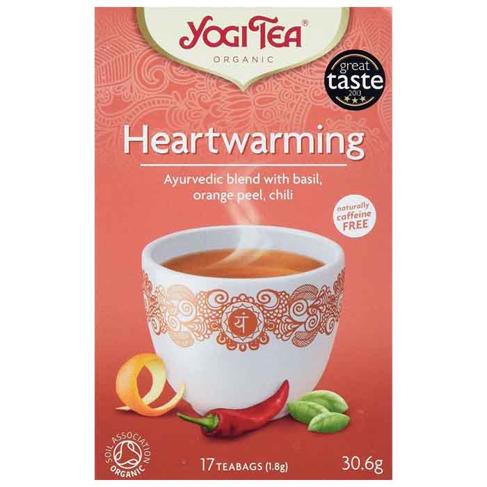 Yogi Tea - Heartwarming Tea, 17 Bags  Pack of 6