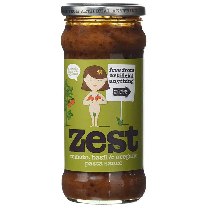 Zest - Pasta Sauce Basil & Oregano, 340g