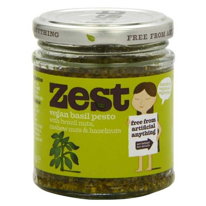 Zest - Vegan Basil Pesto 165g - front